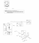 Alternator Controls Electric Starter Governor Spring Ignition Diagram and Parts List for 31A807-0905-G5  Briggs and Stratton Engine